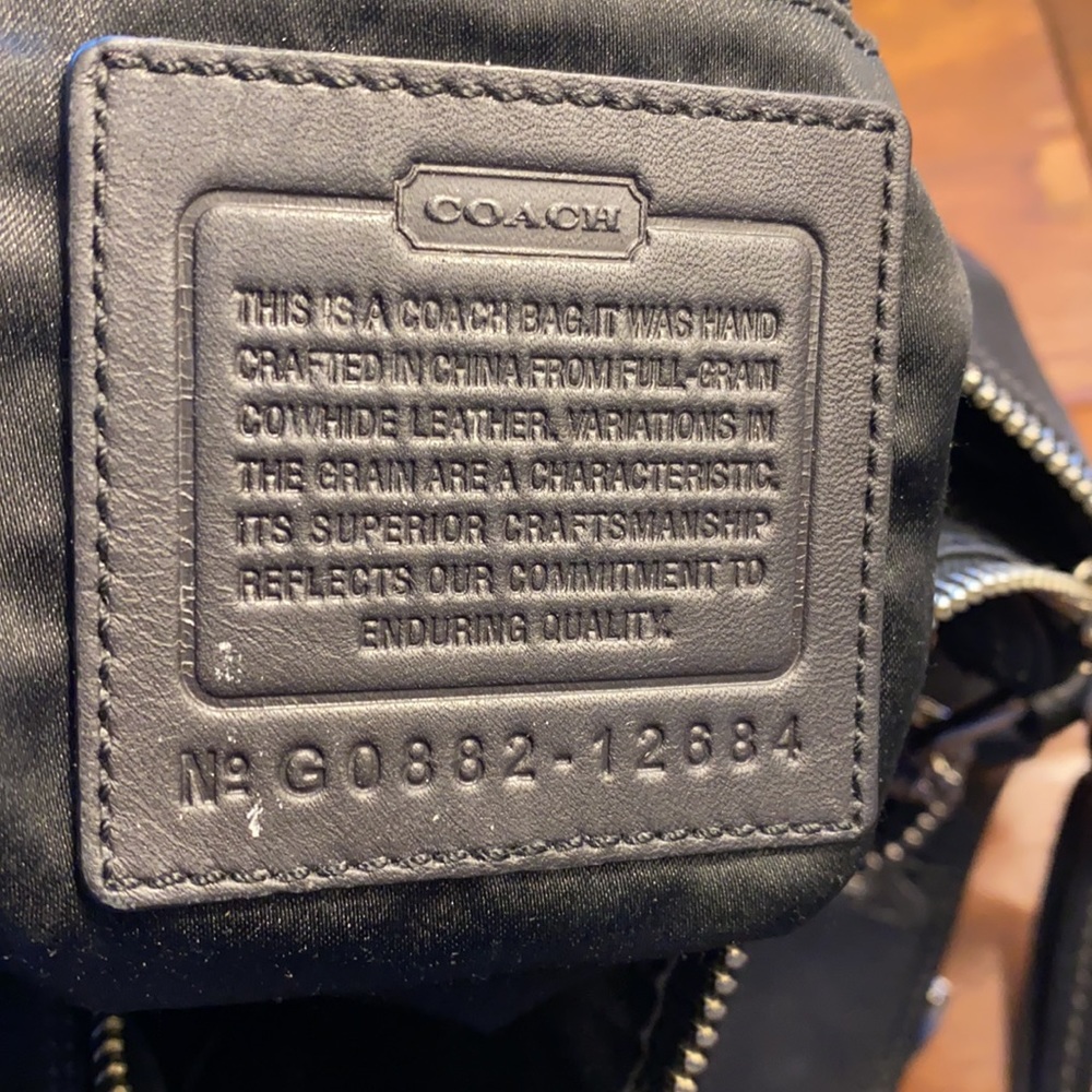 Black Coach Purse - Picture 5 of 5